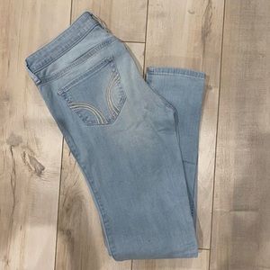 Hollister light wash skinny jeans